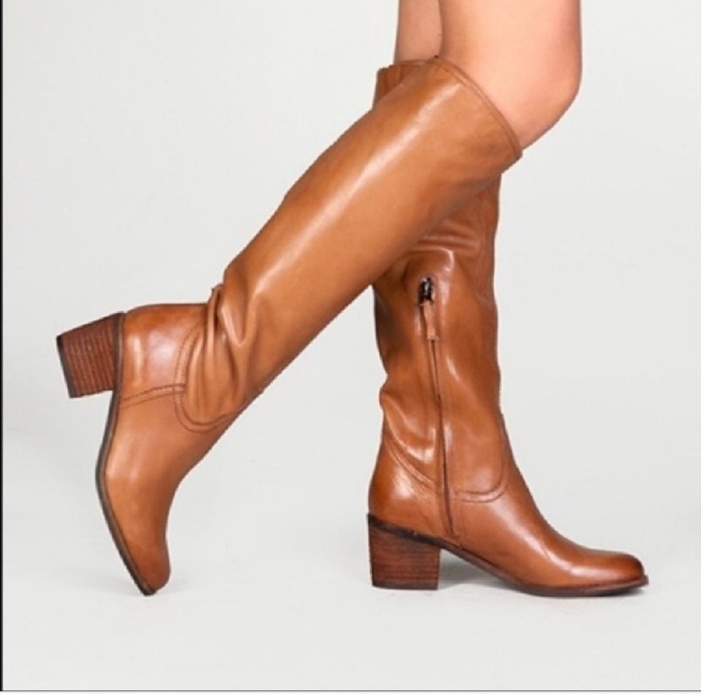 Sam Edelman - Beautiful Leather Saddle Boots (7.5)